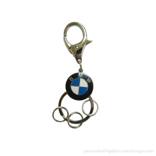 Nickel Or Any Plating Metal Personalized Keychains With Famous Car Logo